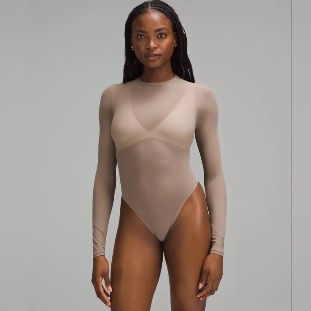 Lululemon Nulu Mesh Long Sleeve Bodysuit TPTC
